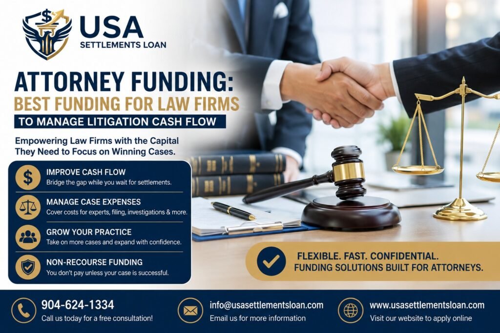 Attorney Funding: Best Funding for Law Firms to Manage Litigation Cash Flow
