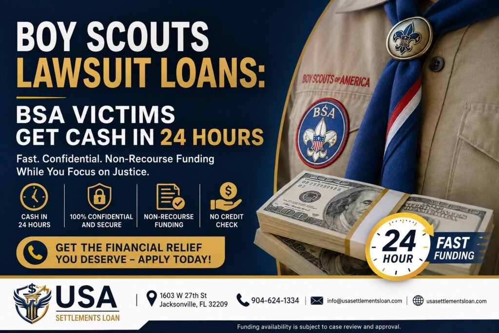 Boy Scouts Lawsuit Loans: BSA Victims Get Cash in 24 Hours