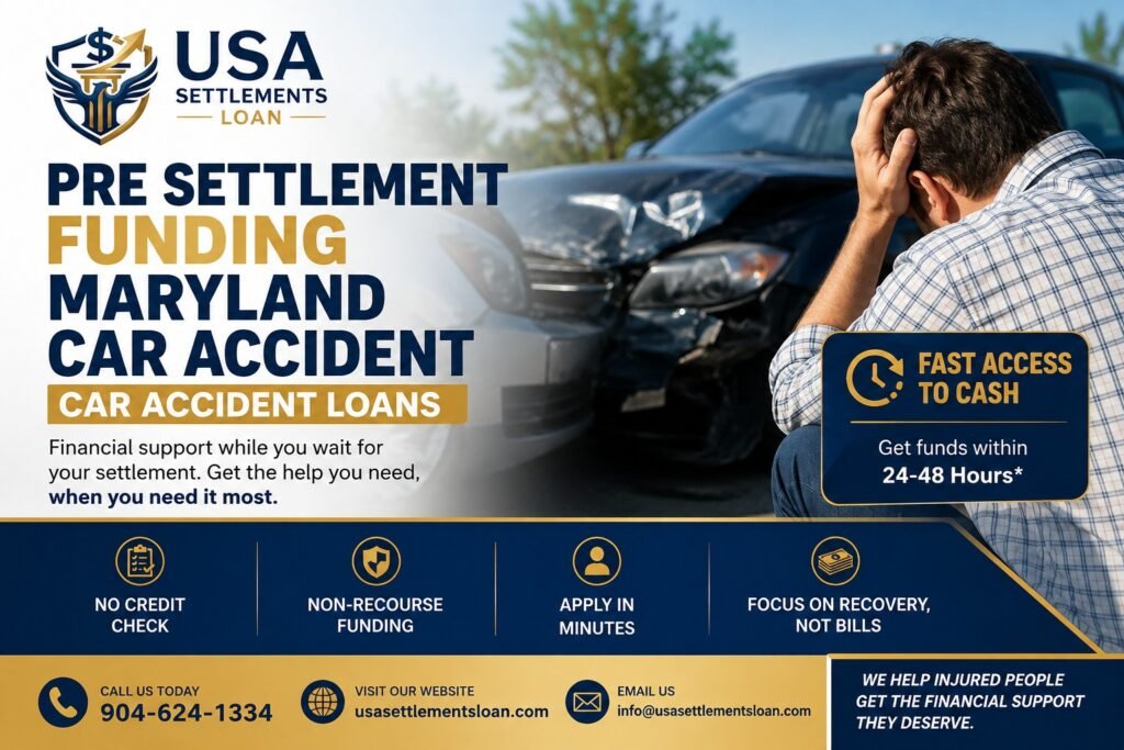 Pre Settlement Funding Maryland Car Accident – Car Accident Loans
