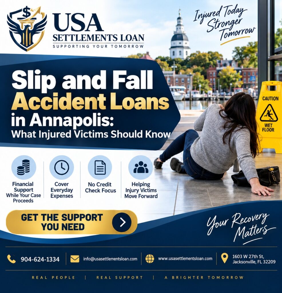 Slip and Fall Accident Loans in Annapolis: What Injured Victims Should Know