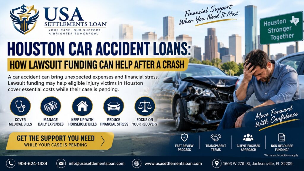 Houston Car Accident Loans: How Lawsuit Funding Can Help After a Crash