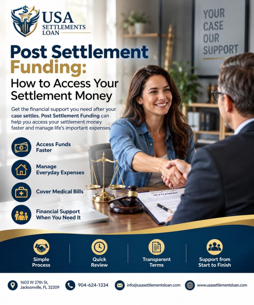 Post Settlement Funding: How to Access Your Settlement Money