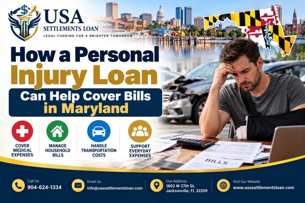 How a Personal Injury Loan Can Help Cover Bills in Maryland